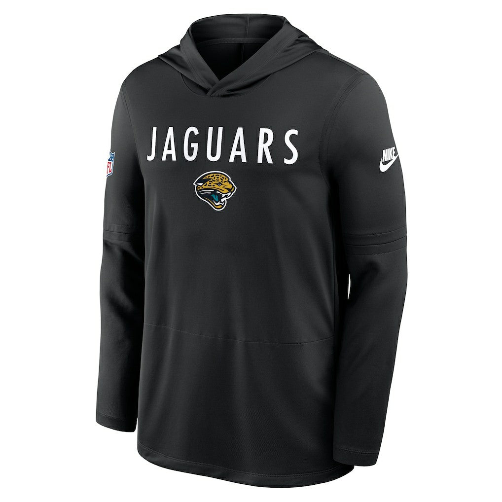 Jacksonville Jaguars Sideline Pass Accuracy Dri-FIT Long Sleeve Hoodie T-Shirt  - Black sale