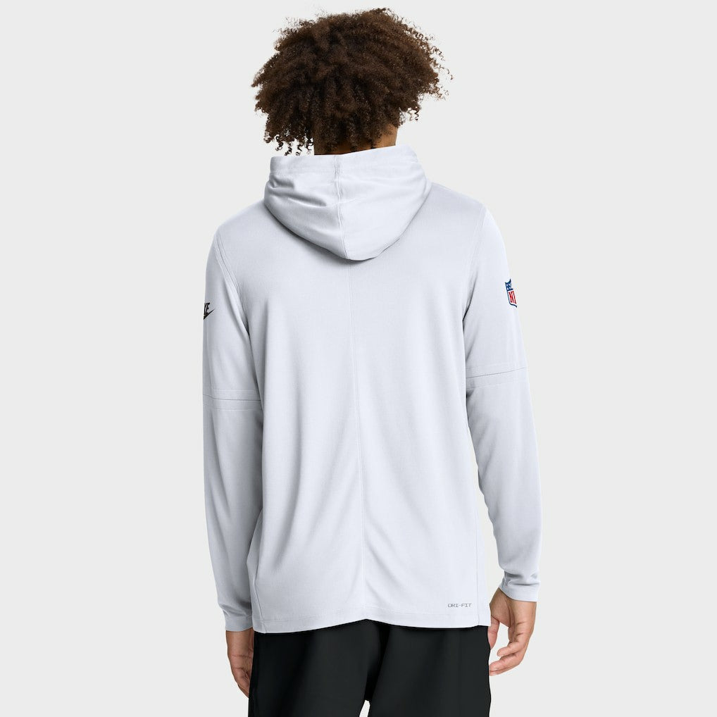 Cleveland Browns Sideline Pass Accuracy Dri-FIT Long Sleeve Hoodie T-Shirt - White online