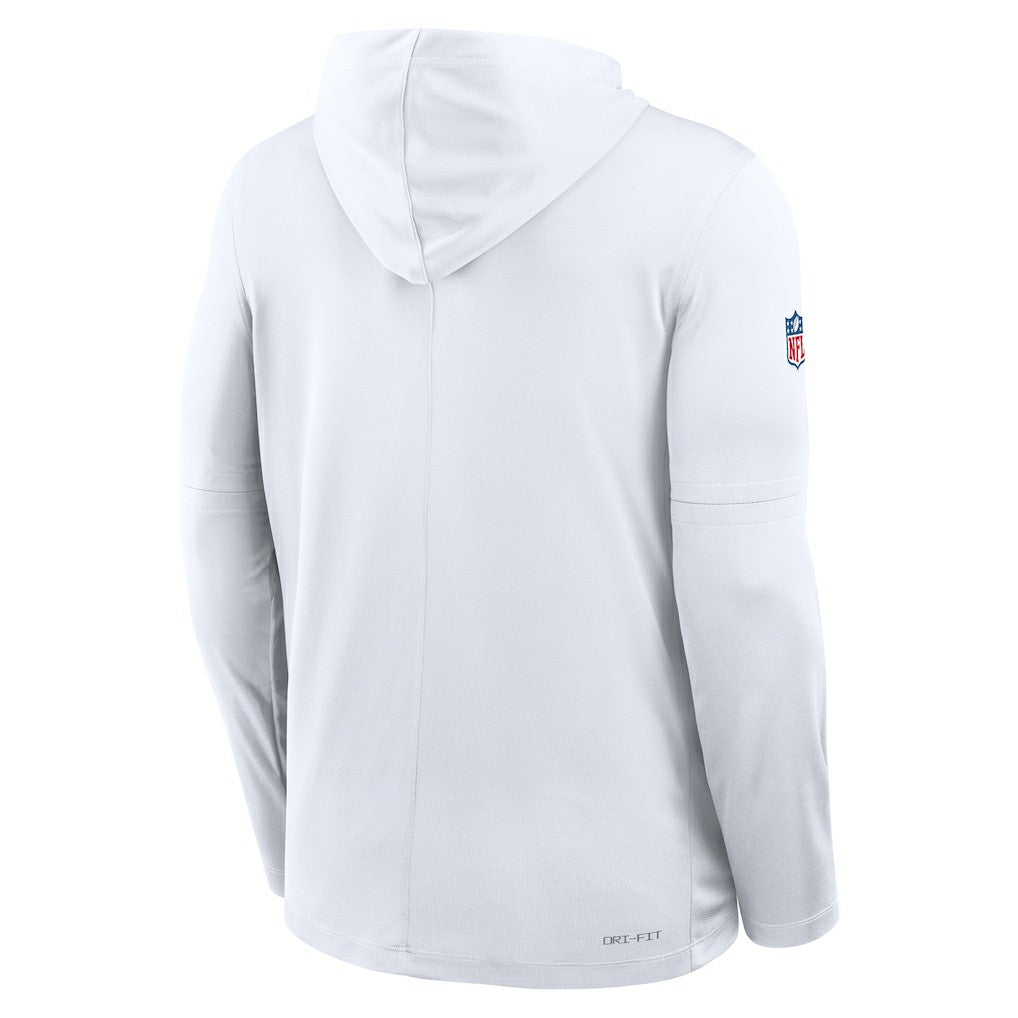 Cleveland Browns Sideline Pass Accuracy Dri-FIT Long Sleeve Hoodie T-Shirt - White online