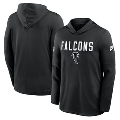 Atlanta Falcons Sideline Pass Accuracy Dri-FIT Long Sleeve Hoodie T-Shirt - Black online