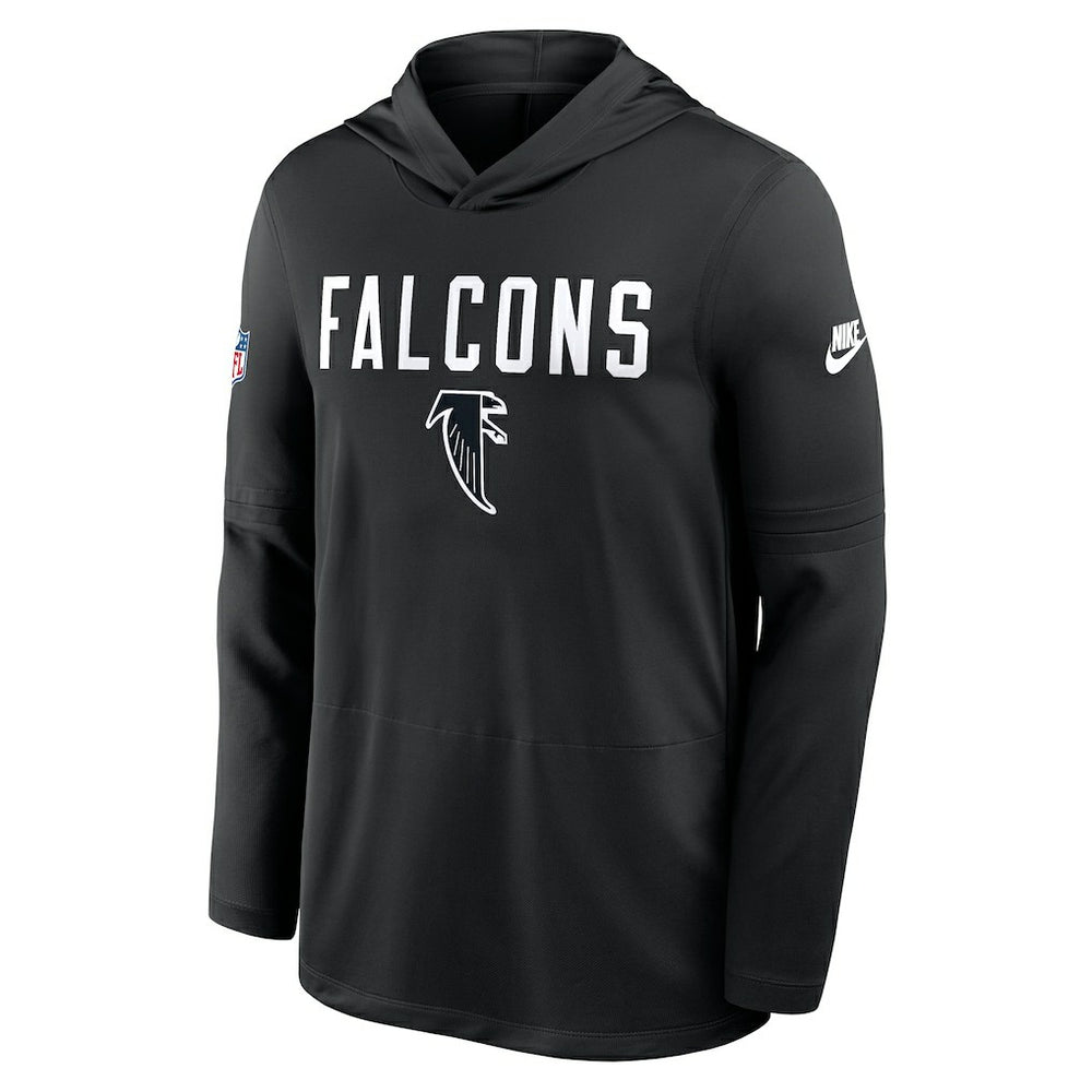 Atlanta Falcons Sideline Pass Accuracy Dri-FIT Long Sleeve Hoodie T-Shirt - Black online