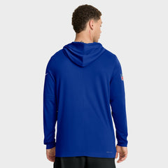 Buffalo Bills Sideline Pure Fury Performance Long Sleeve Hoodie T-Shirt - Royal sale