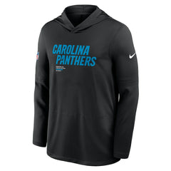 Carolina Panthers Sideline Pure Fury Performance Long Sleeve Hoodie T-Shirt - Black sale