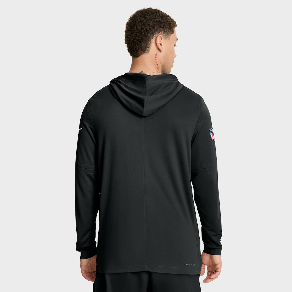 Cincinnati Bengals Sideline Pure Fury Performance Long Sleeve Hoodie T-Shirt - Black sale