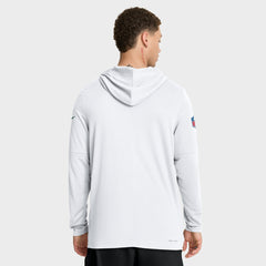 Green Bay Packers Sideline Pure Fury Performance Long Sleeve Hoodie T-Shirt - White on sale