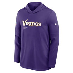 Minnesota Vikings Sideline Pure Fury Performance Long Sleeve Hoodie T-Shirt - Purple sale
