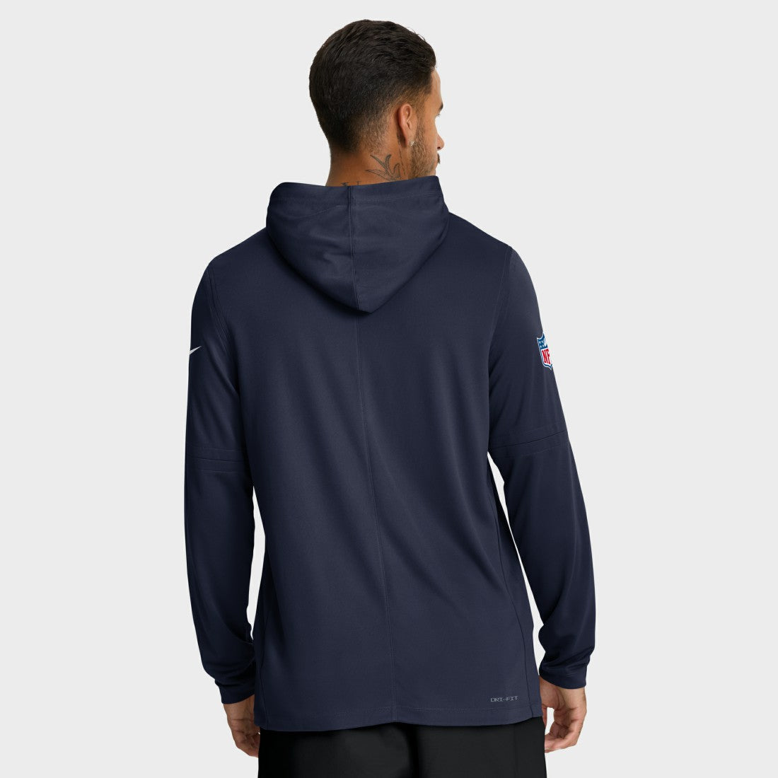 Seattle Seahawks Sideline Pure Fury Performance Long Sleeve Hoodie T-Shirt - College Navy cheap