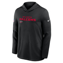 Atlanta Falcons Sideline Pure Fury Performance Long Sleeve Hoodie T-Shirt - Black cheap