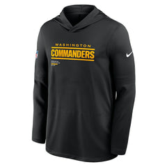 Washington Commanders Sideline Pure Fury Performance Long Sleeve Hoodie T-Shirt - Black for sale