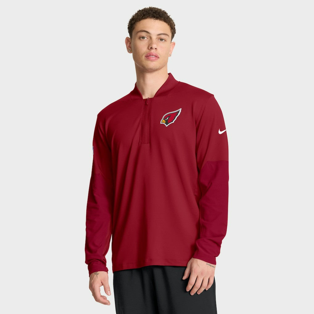 Arizona Cardinals Sideline Dri-FIT Half-Zip Pullover - Cardinal cheap