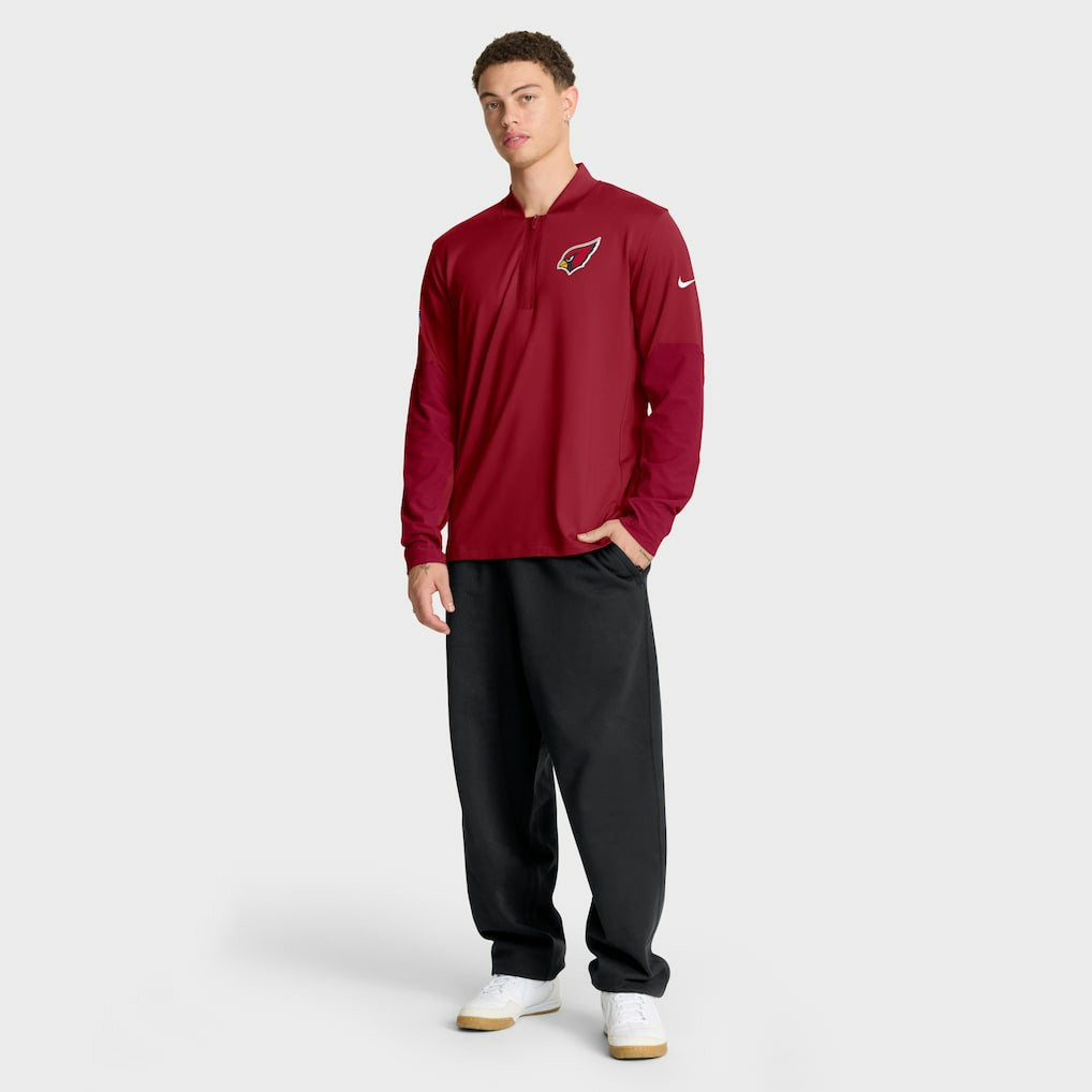 Arizona Cardinals Sideline Dri-FIT Half-Zip Pullover - Cardinal cheap
