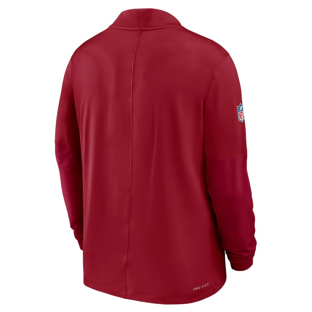 Arizona Cardinals Sideline Dri-FIT Half-Zip Pullover - Cardinal cheap