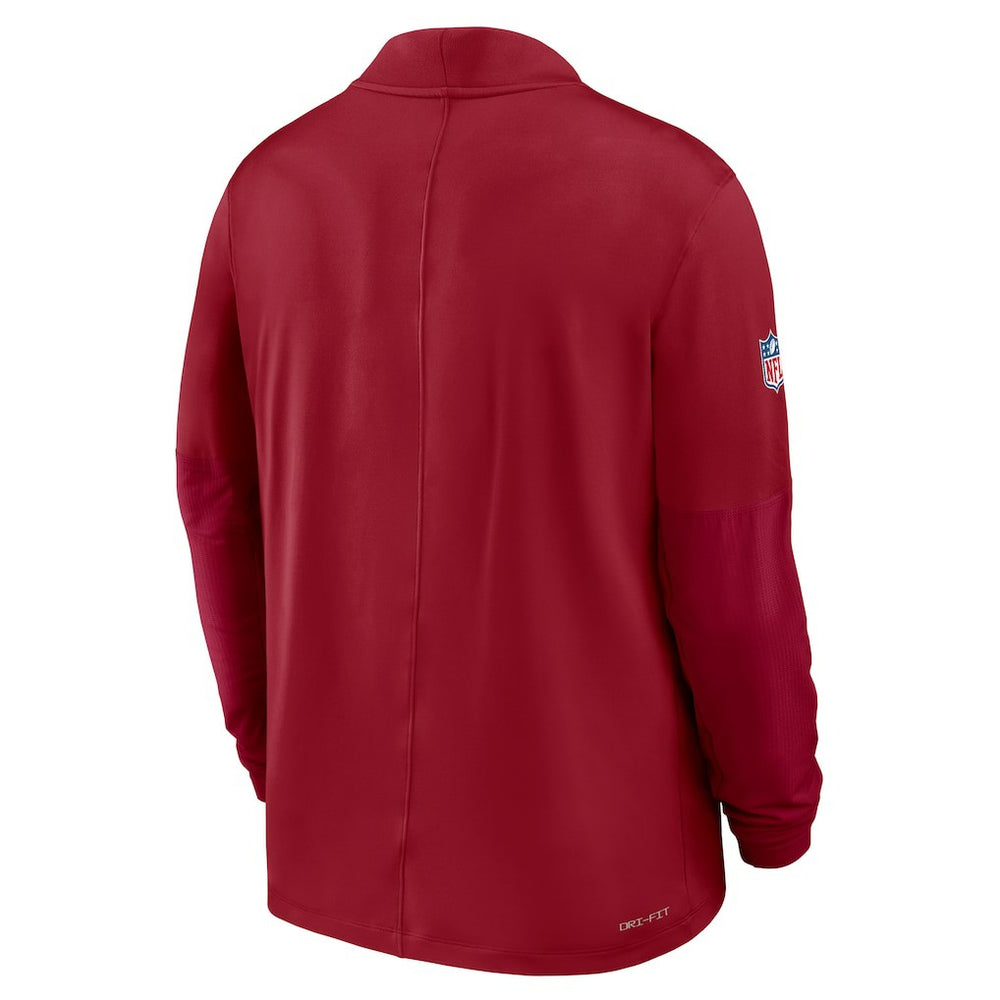 Arizona Cardinals Sideline Dri-FIT Half-Zip Pullover - Cardinal cheap