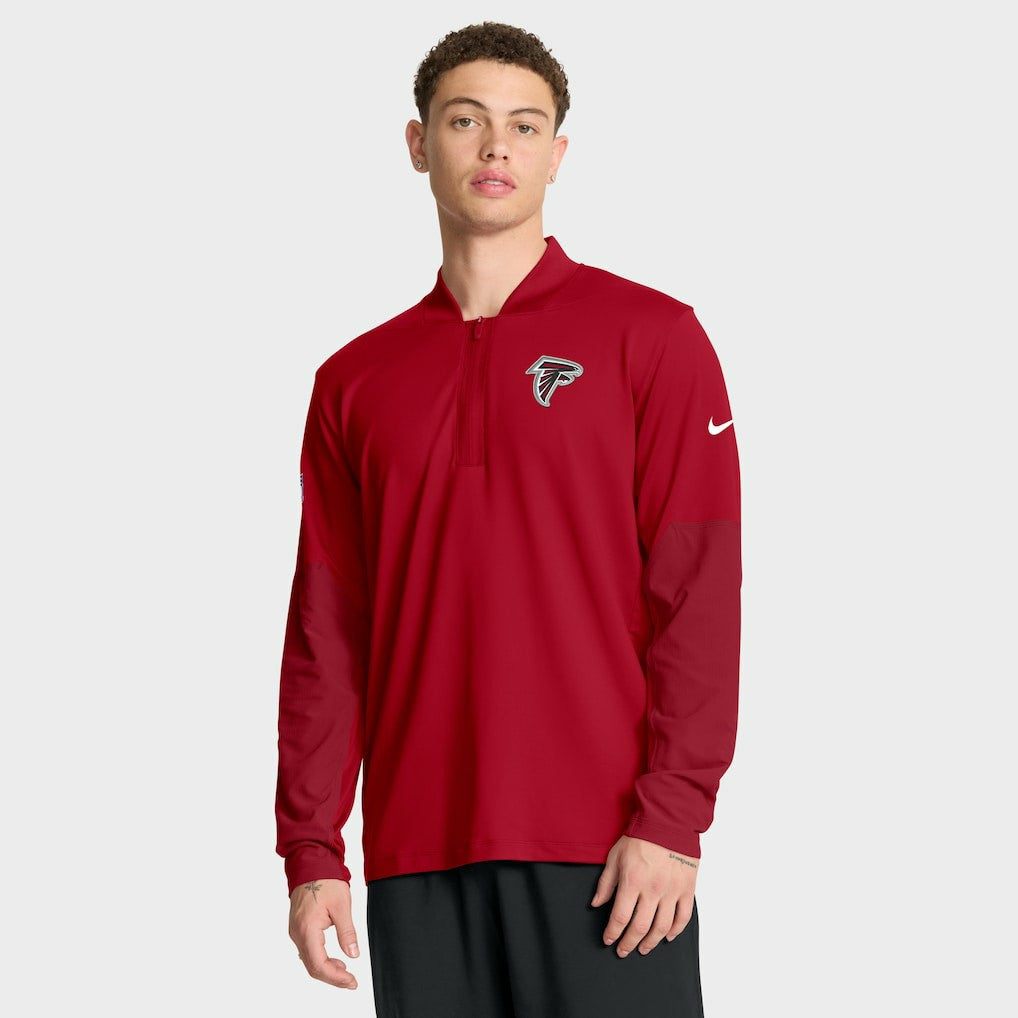 Atlanta Falcons Sideline Dri-FIT Half-Zip Pullover - Red cheap