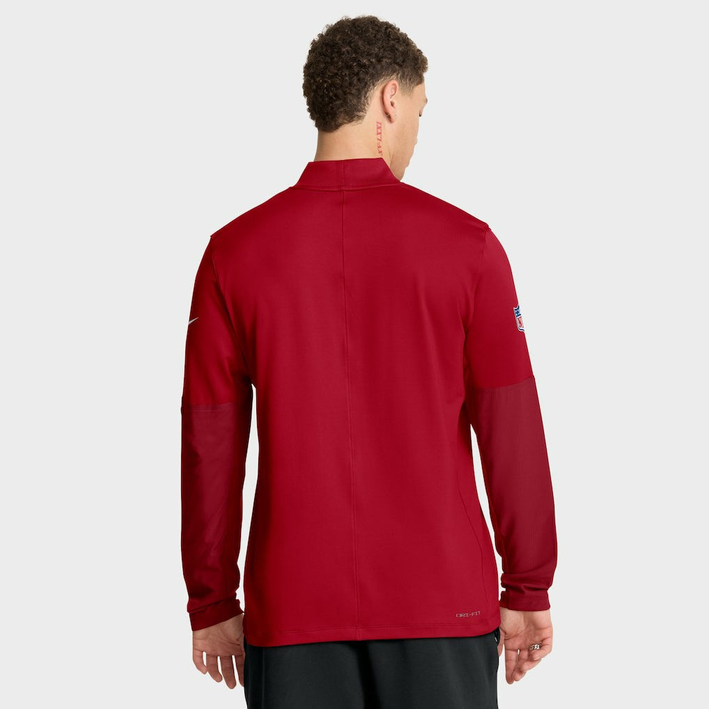 Atlanta Falcons Sideline Dri-FIT Half-Zip Pullover - Red cheap