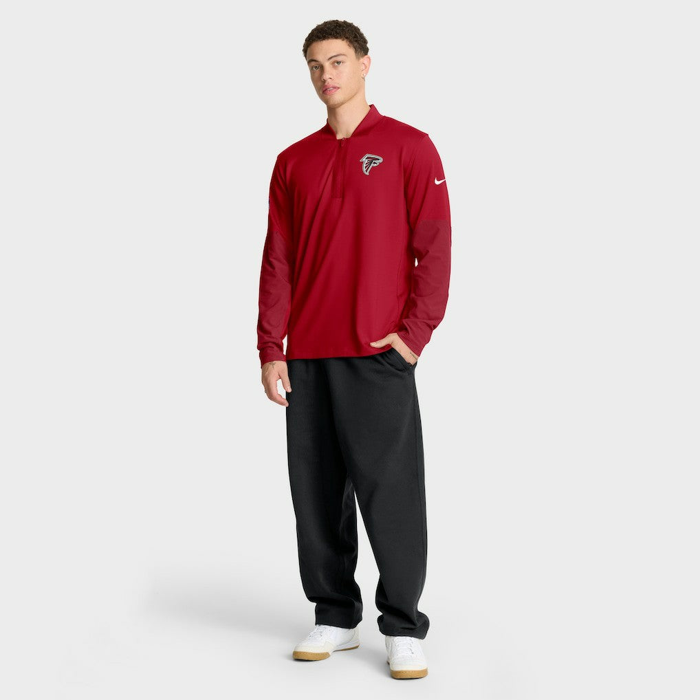 Atlanta Falcons Sideline Dri-FIT Half-Zip Pullover - Red cheap