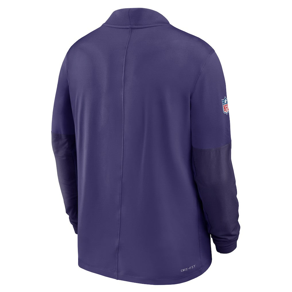 Baltimore Ravens Sideline Dri-FIT Half-Zip Pullover - Purple sale