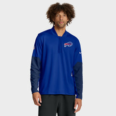 Buffalo Bills Sideline Dri-FIT Half-Zip Pullover - Royal for sale