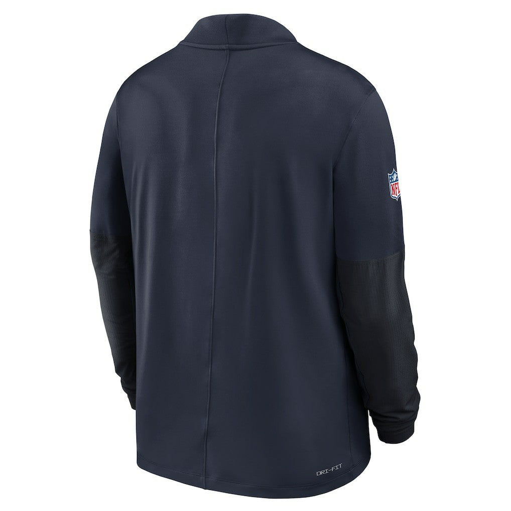 Chicago Bears Sideline Dri-FIT Half-Zip Pullover - Navy for sale