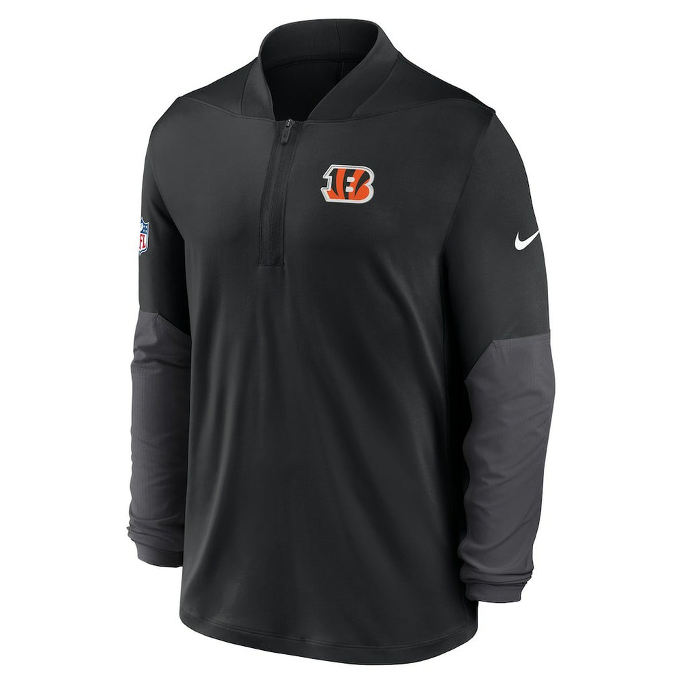 Cincinnati Bengals Sideline Dri-FIT Half-Zip Pullover - Black online