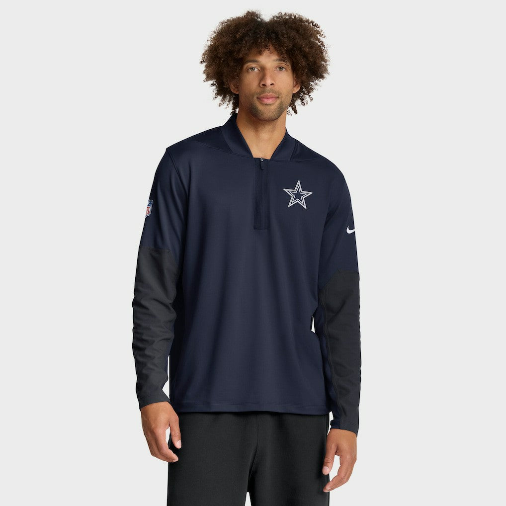 Dallas Cowboys Sideline Dri-FIT Half-Zip Pullover - Navy cheap