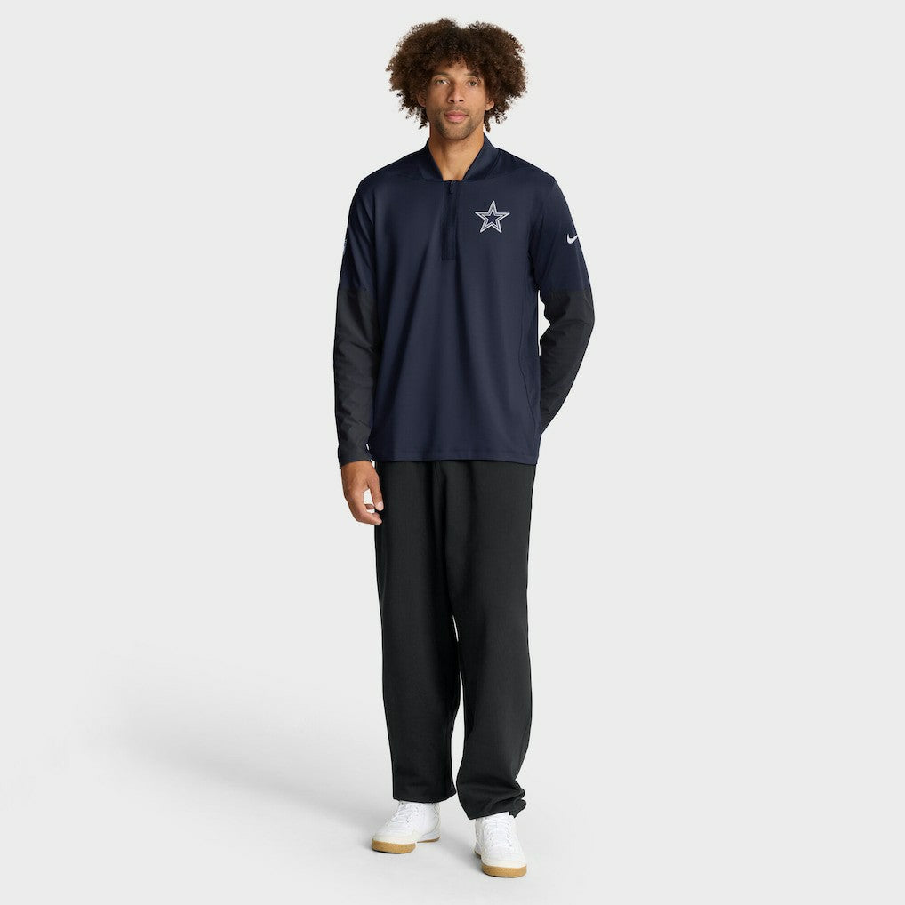 Dallas Cowboys Sideline Dri-FIT Half-Zip Pullover - Navy cheap