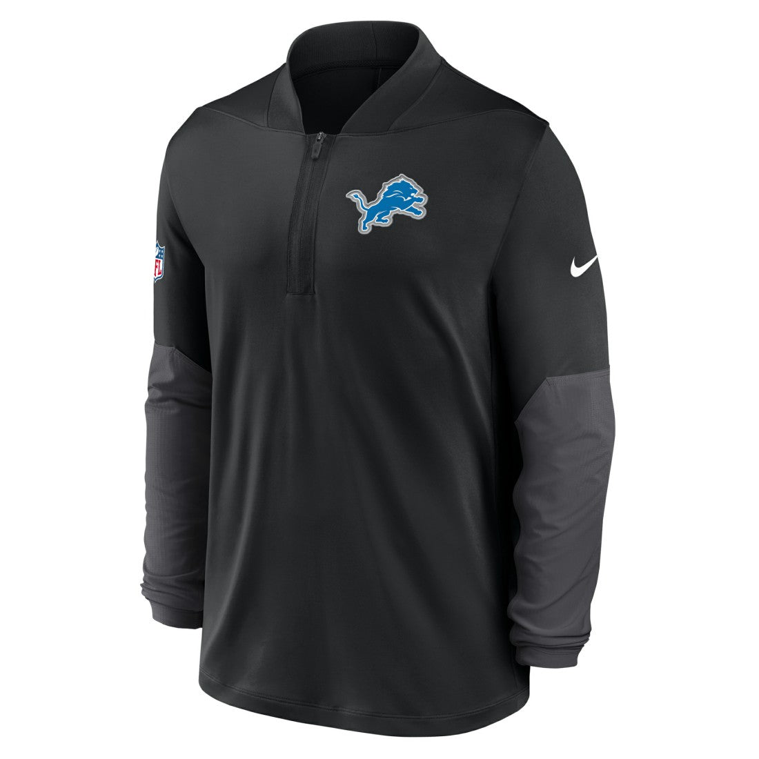 Detroit Lions Sideline Dri-FIT Half-Zip Pullover - Black sale