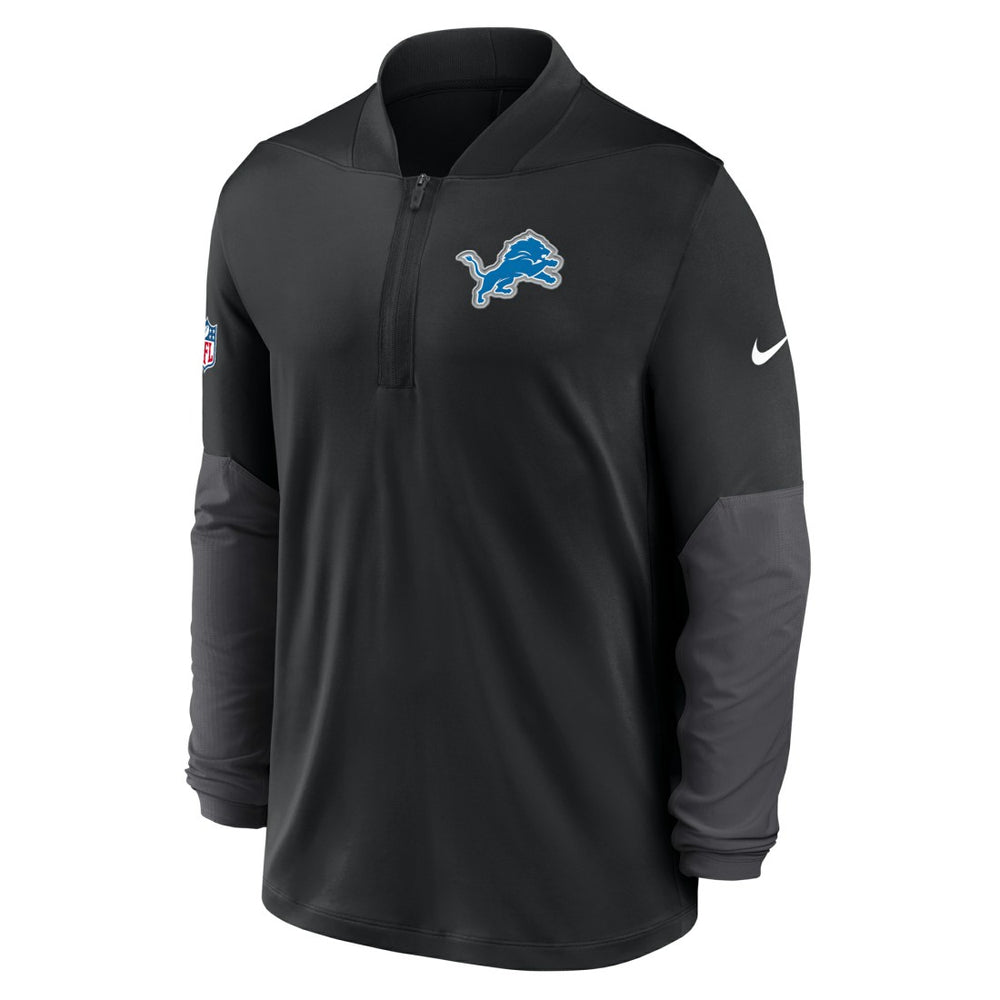 Detroit Lions Sideline Dri-FIT Half-Zip Pullover - Black sale