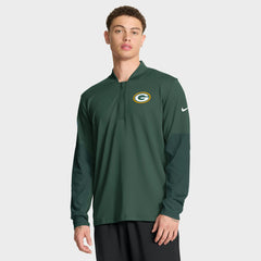 Green Bay Packers Sideline Dri-FIT Half-Zip Pullover - Green outlet