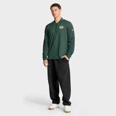 Green Bay Packers Sideline Dri-FIT Half-Zip Pullover - Green outlet