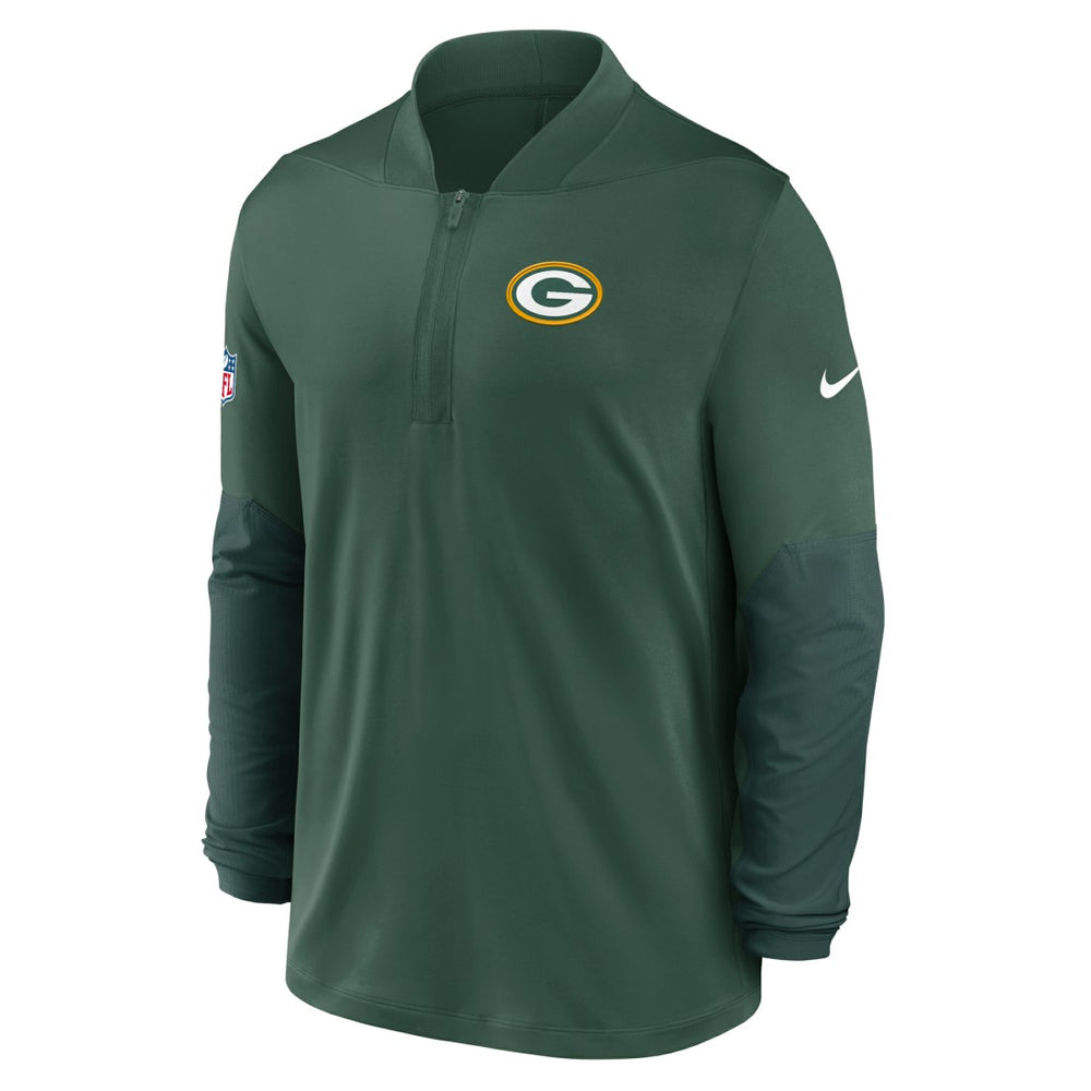 Green Bay Packers Sideline Dri-FIT Half-Zip Pullover - Green outlet