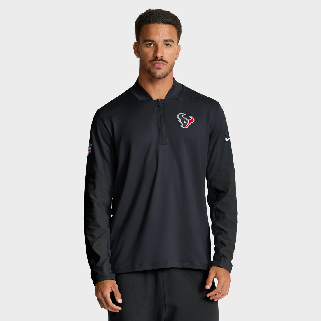 Houston Texans Sideline Dri-FIT Half-Zip Pullover - Navy online