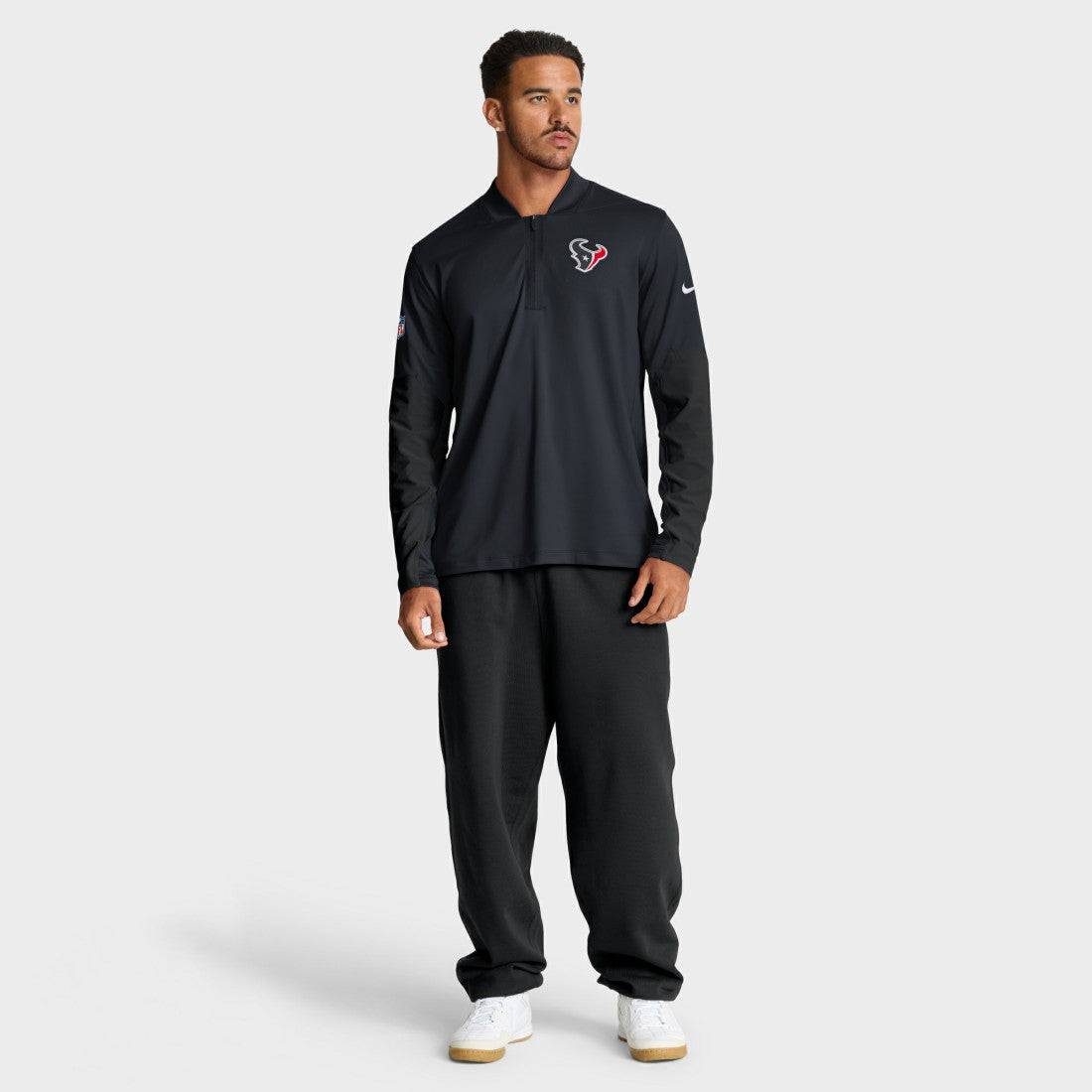Houston Texans Sideline Dri-FIT Half-Zip Pullover - Navy online