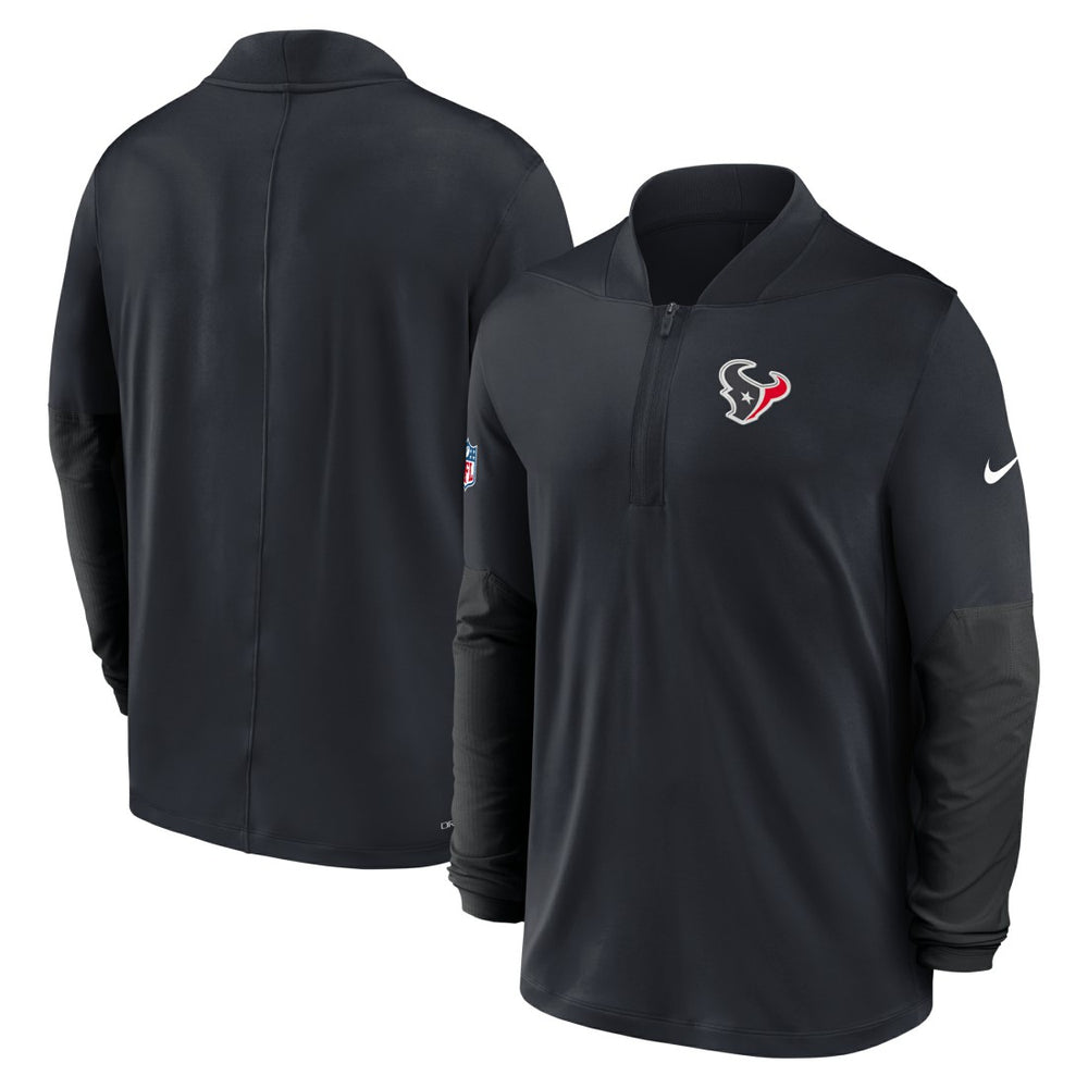 Houston Texans Sideline Dri-FIT Half-Zip Pullover - Navy online