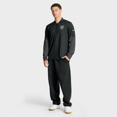 Las Vegas Raiders Sideline Dri-FIT Half-Zip Pullover - Black sale