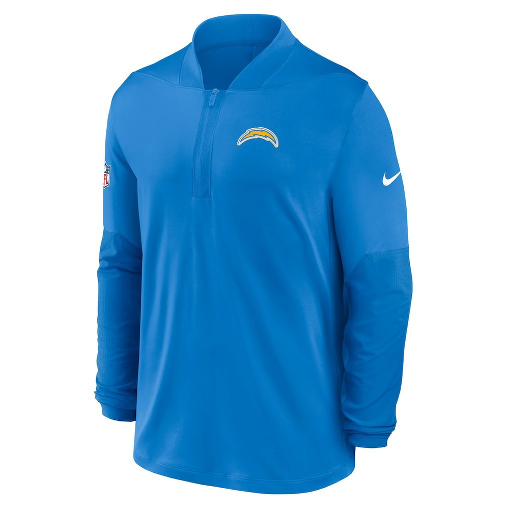 Los Angeles Chargers Sideline Dri-FIT Half-Zip Pullover - Powder Blue on sale