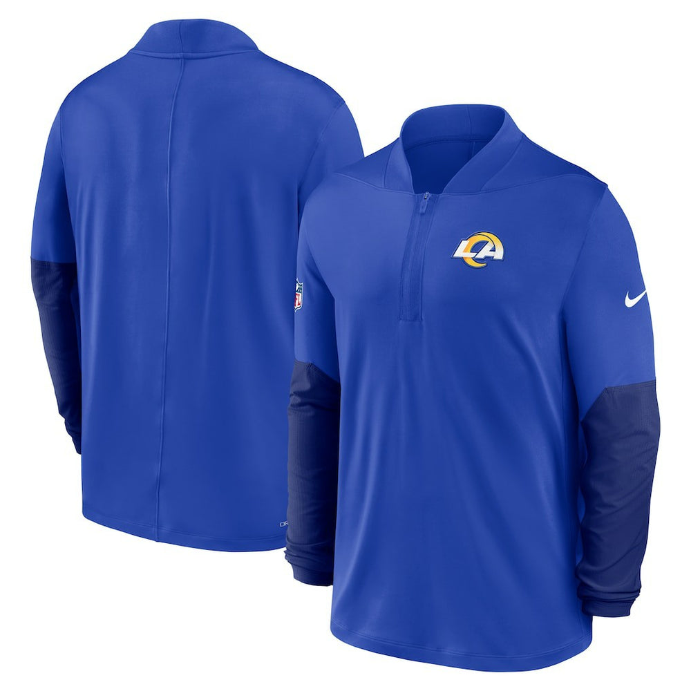 Los Angeles Rams Sideline Dri-FIT Half-Zip Pullover - Royal for sale