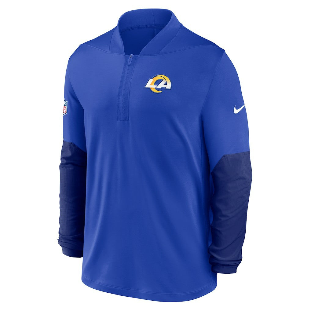 Los Angeles Rams Sideline Dri-FIT Half-Zip Pullover - Royal for sale