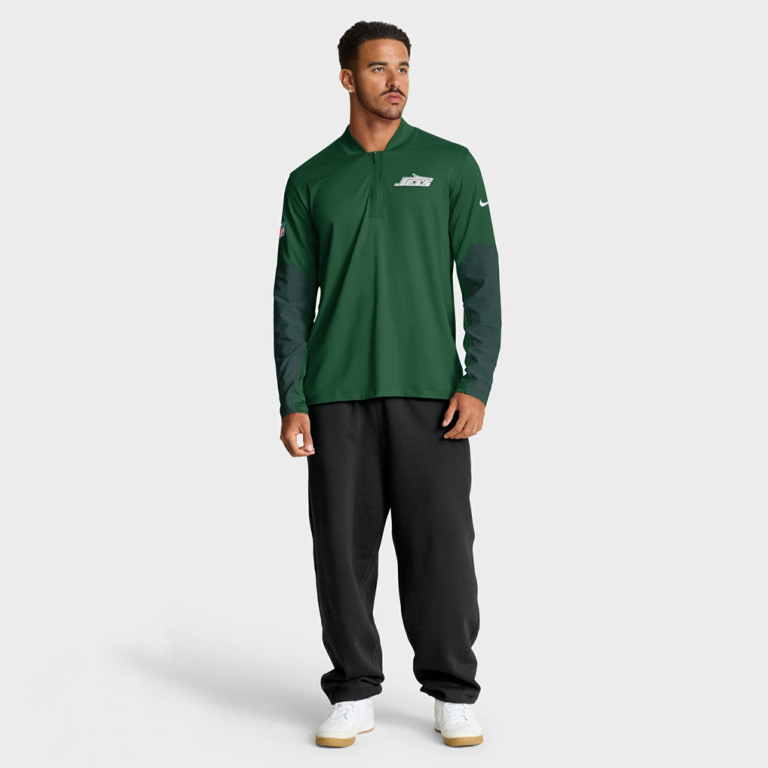 New York Jets Sideline Dri-FIT Half-Zip Pullover - Green for sale