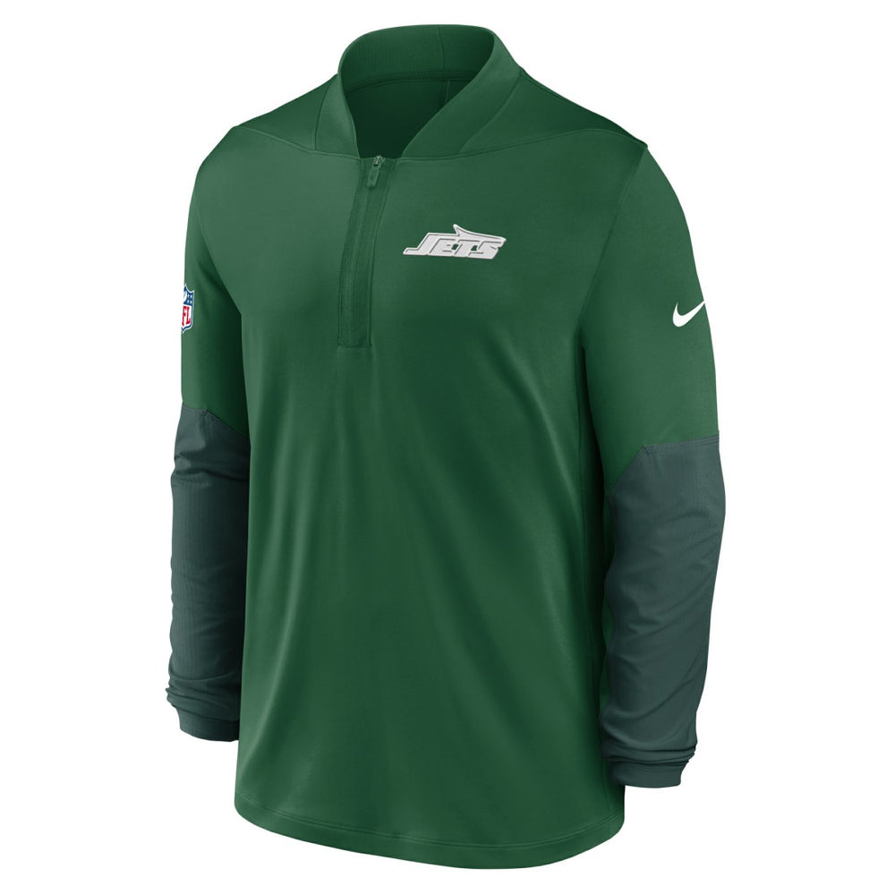 New York Jets Sideline Dri-FIT Half-Zip Pullover - Green for sale