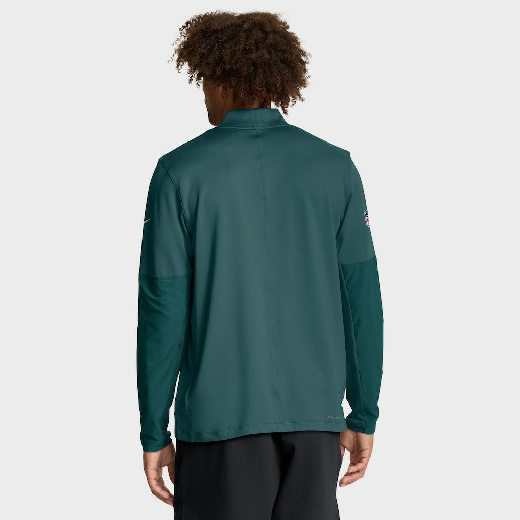 Philadelphia Eagles Sideline Dri-FIT Half-Zip Pullover - Green for sale