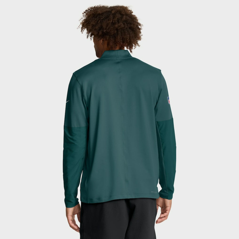 Philadelphia Eagles Sideline Dri-FIT Half-Zip Pullover - Green for sale