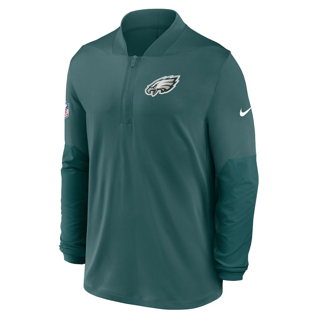 Philadelphia Eagles Sideline Dri-FIT Half-Zip Pullover - Green for sale