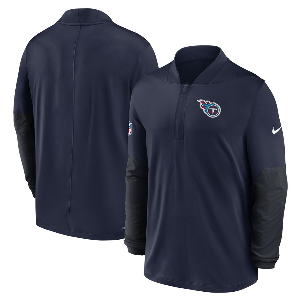 Tennessee Titans Sideline Dri-FIT Half-Zip Pullover - Navy sale