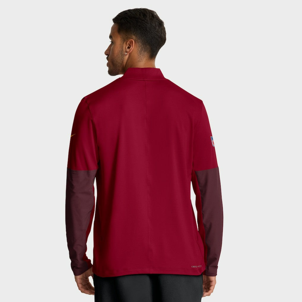 Washington Commanders Sideline Dri-FIT Half-Zip Pullover - Burgundy online