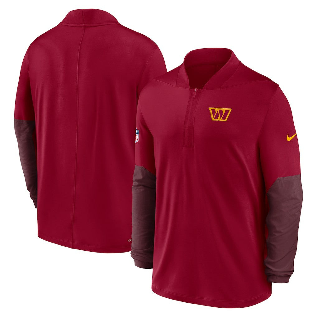 Washington Commanders Sideline Dri-FIT Half-Zip Pullover - Burgundy online