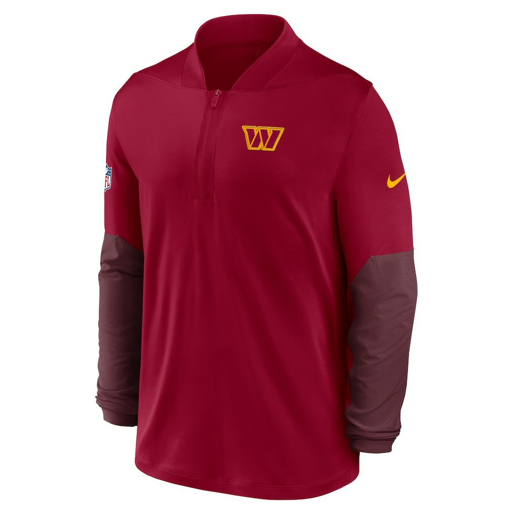Washington Commanders Sideline Dri-FIT Half-Zip Pullover - Burgundy online