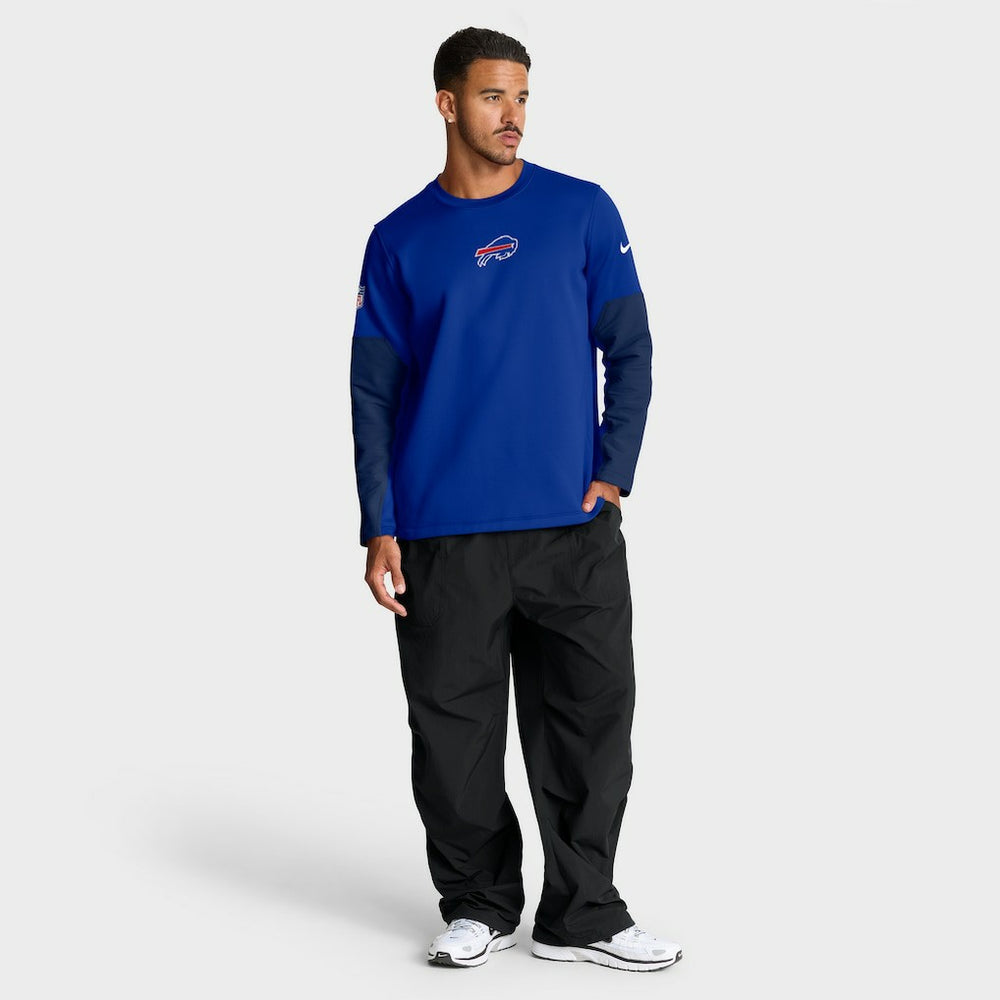 Buffalo Bills Sideline Coach Therma-FIT Long Sleeve T-Shirt - Royal cheap