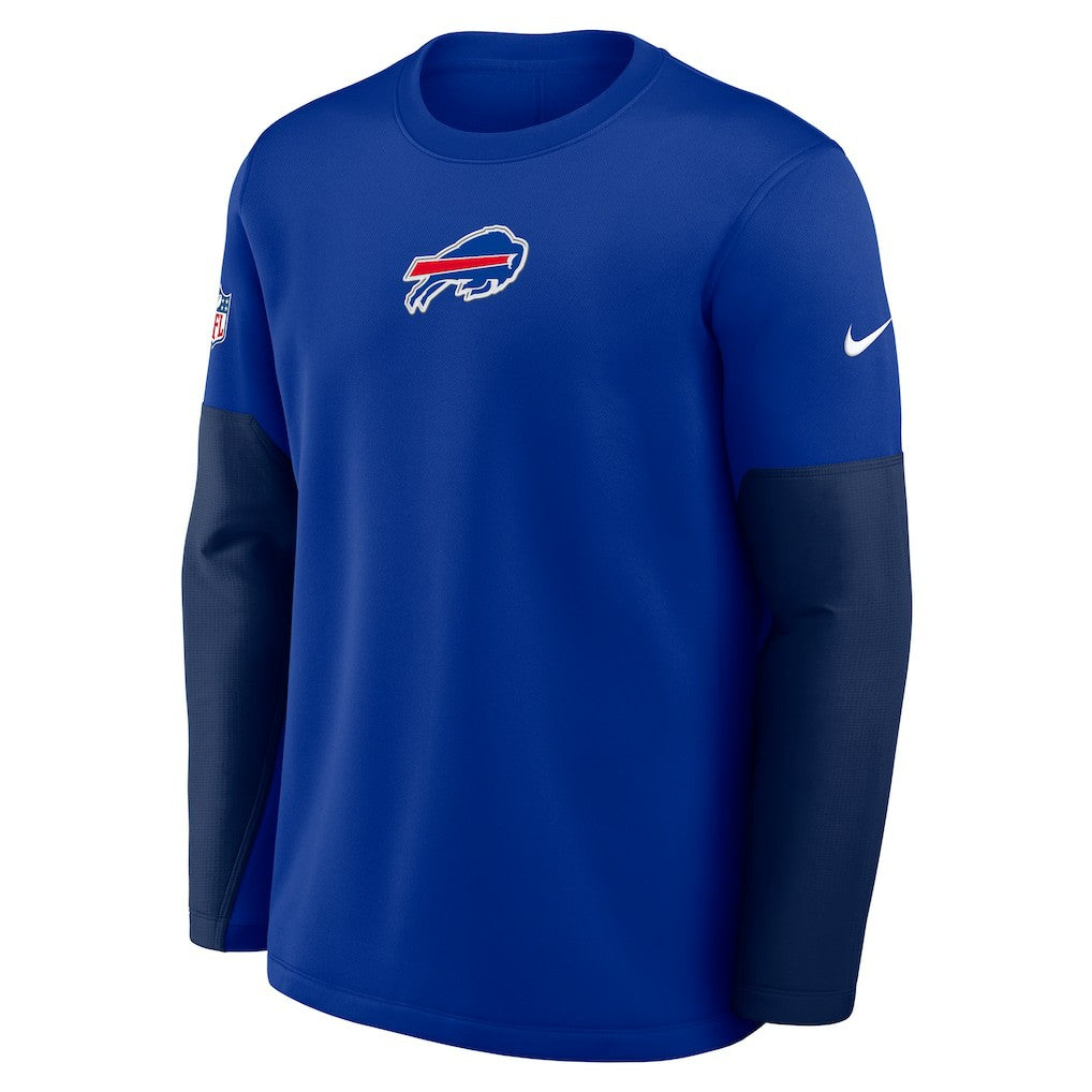 Buffalo Bills Sideline Coach Therma-FIT Long Sleeve T-Shirt - Royal cheap