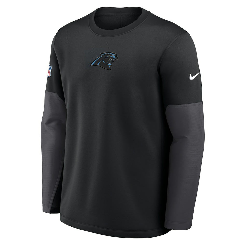Carolina Panthers Sideline Coach Therma-FIT Long Sleeve T-Shirt - Black outlet